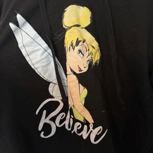 Tinkerbell "Believe" crop hoodie